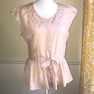 Lauren Conrad button up blouse